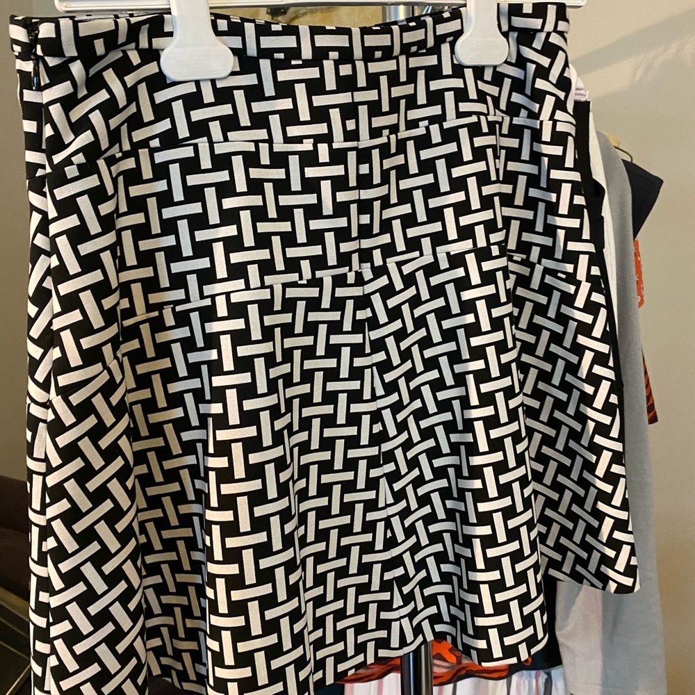 Diane hon furstenburg black and white mini